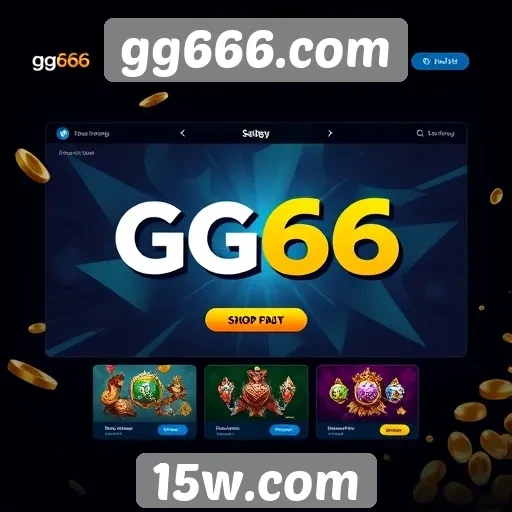 Interface do usuário do gg666.com em foco